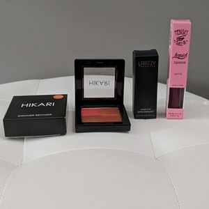 Hikari Bronzer, Laritzy stix & Medusa lip gloss